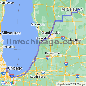 Limousine service to Chicago Loop