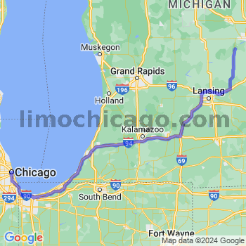 Limousine service to Chicago Loop
