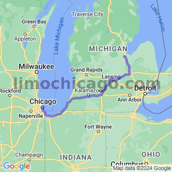 Limousine service to Chicago Loop
