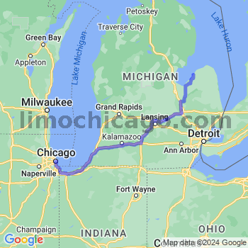 Limousine service to Chicago Loop