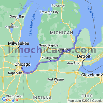 Limousine service to Chicago Loop