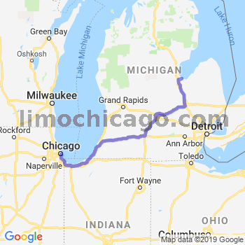 Limousine service to Chicago Loop