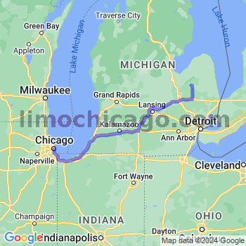 Limousine service to Chicago Loop