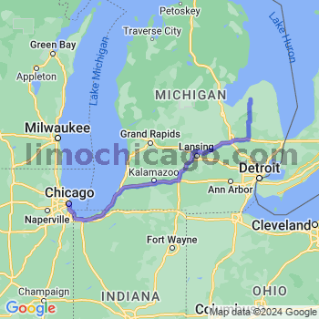 Limousine service to Chicago Loop