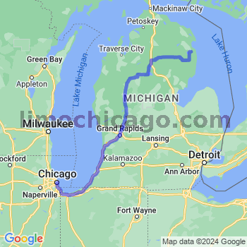 Limousine service to Chicago Loop