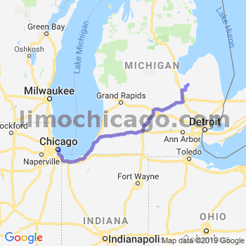 Limousine service to Chicago Loop