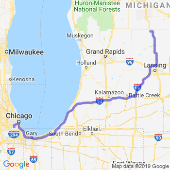 Travel from Alma to Midway airport Limousine service to Midway airport (MDW)