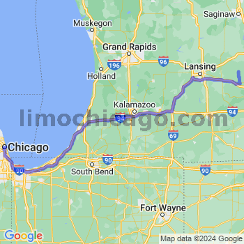 Limousine service to Chicago Loop