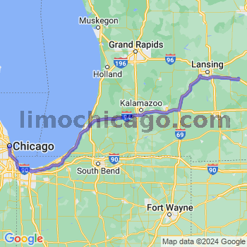 Limousine service to Chicago Loop