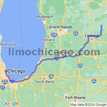 Limousine service to Chicago Loop