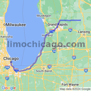 Limousine service to Chicago Loop