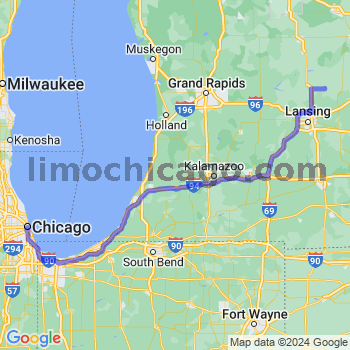 Limousine service to Chicago Loop