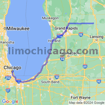 Limousine service to Chicago Loop