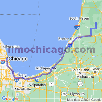 Limousine service to Chicago Loop