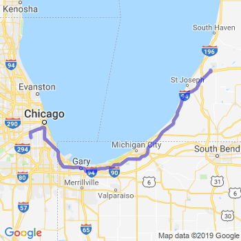 Travel from Coloma to Midway airport Limousine service to Midway airport (MDW)