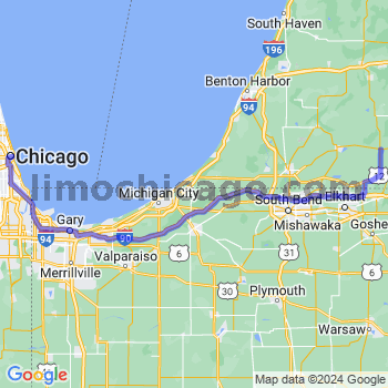 Limousine service to Chicago Loop