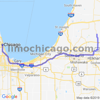 Limousine service to Chicago Loop