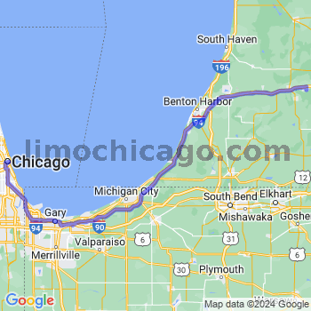 Limousine service to Chicago Loop