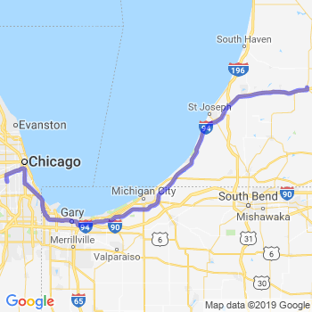 Travel from Paw Paw to Midway airport Limousine service to Midway airport (MDW)