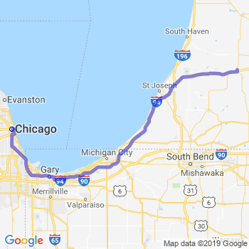 Travel from Paw Paw to Chicago Loop Limousine service to Chicago Loop
