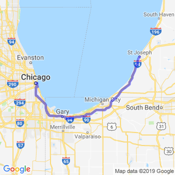 Travel from Saint Joseph to Chicago Loop Limousine service to Chicago Loop