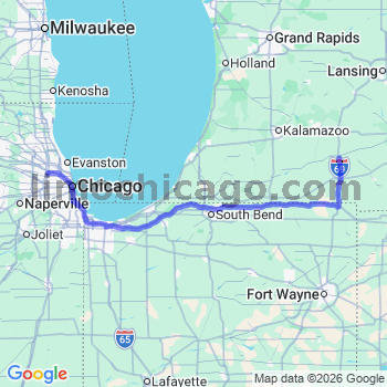 Limousine service to O'Hare airport (ORD)