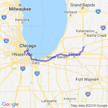 Travel from Three Rivers to Midway airport Limousine service to Midway airport (MDW)