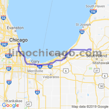Travel from Bertrand to Chicago Loop Limousine service to Chicago Loop