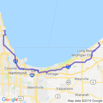 Travel from New Buffalo to Chicago Loop Limousine service to Chicago Loop