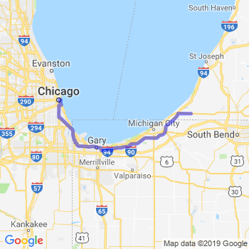 Travel from Three Oaks to Chicago Loop Limousine service to Chicago Loop