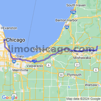 Limousine service to Chicago Loop