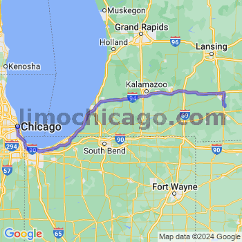 Limousine service to Chicago Loop
