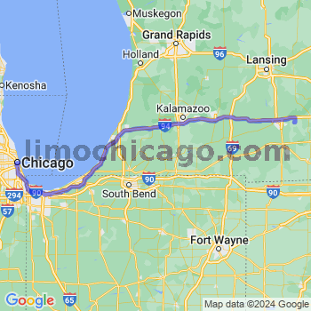 Limousine service to Chicago Loop