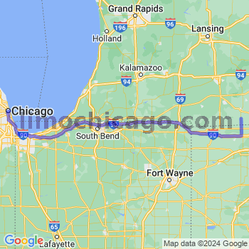 Limousine service to Chicago Loop