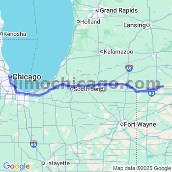 Limousine service to Chicago Loop