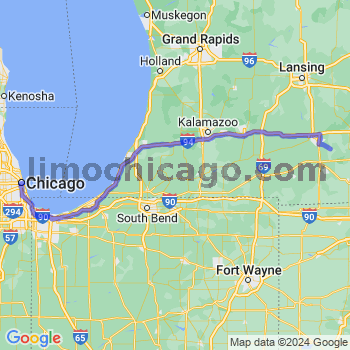 Limousine service to Chicago Loop