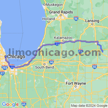 Limousine service to Chicago Loop