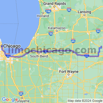 Limousine service to Chicago Loop
