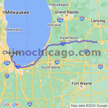 Limousine service to Chicago Loop