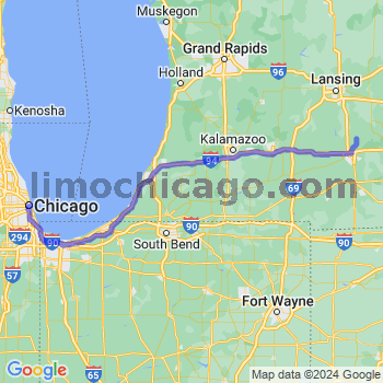 Limousine service to Chicago Loop