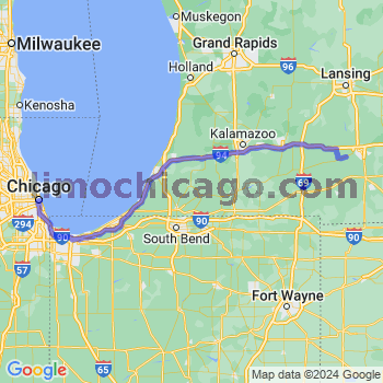 Limousine service to Chicago Loop