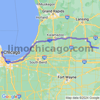Limousine service to Chicago Loop