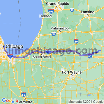 Limousine service to Chicago Loop
