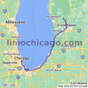 Limousine service to Chicago Loop