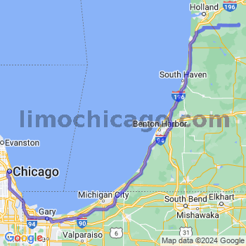 Limousine service to Chicago Loop