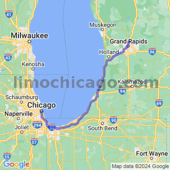 Limousine service to Chicago Loop