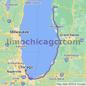 Limousine service to Chicago Loop