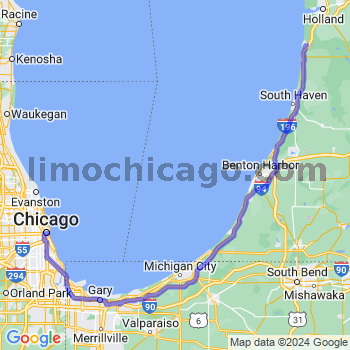 Limousine service to Chicago Loop