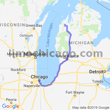 Limousine service to Chicago Loop