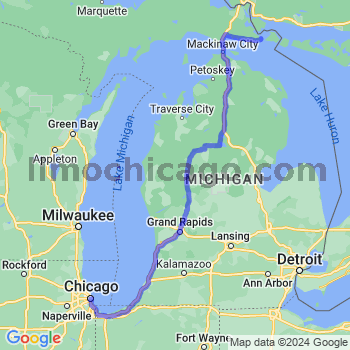 Limousine service to Chicago Loop